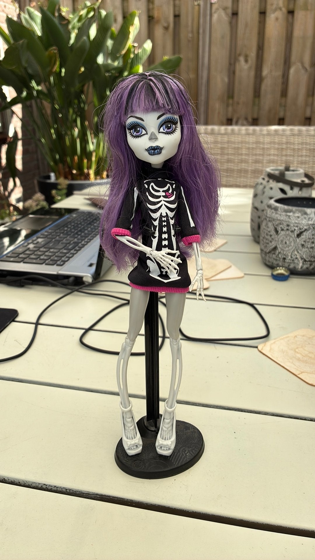 Te koop Monster High Skeleton Create-A-Monster, Ophalen, Zo goed als nieuw, Pop