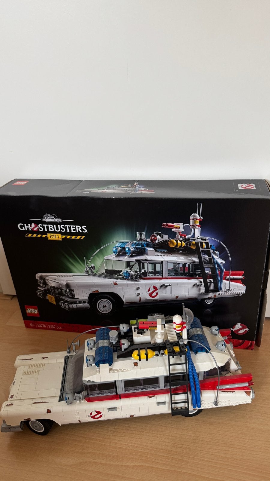 Lego 10274 Ghostbusters Ecto-1 met doos en instructies, Ophalen, Zo goed als nieuw