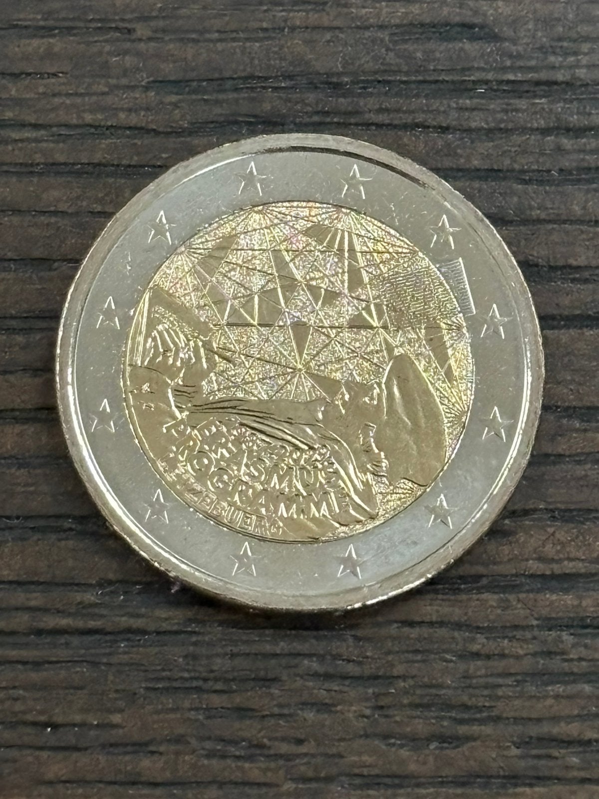 2 euro Luxemburg 2022 Erasmus UNC, Ophalen of Verzenden, Luxemburg, 2 euro, Losse munt