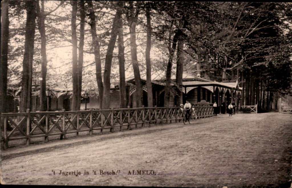 almelo, kvr5-564 't jagertje in 't bosch, Verzenden, Voor 1920, Gelopen, Overijssel