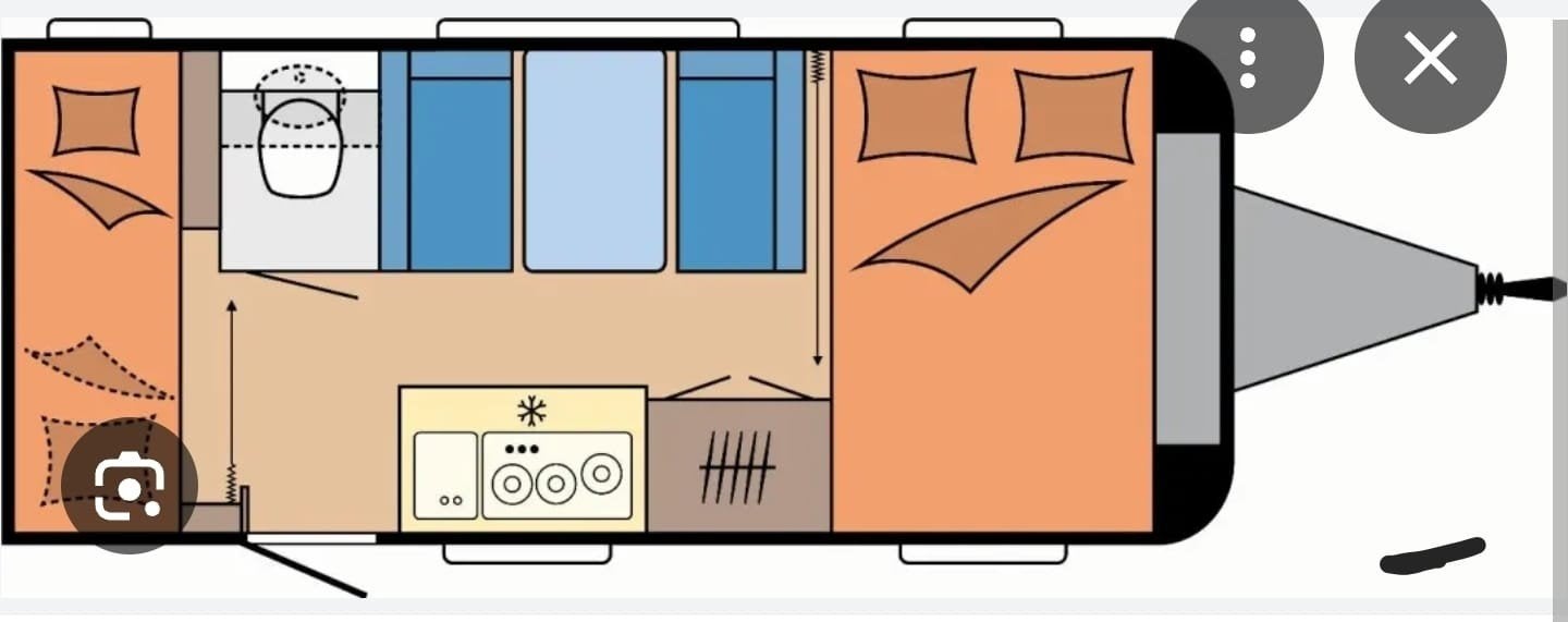 Bürstner ventana 490 TK avantgarde, Caravans en Kamperen, Caravans, Dwarsbed, Treinzit, Particulier, Bürstner