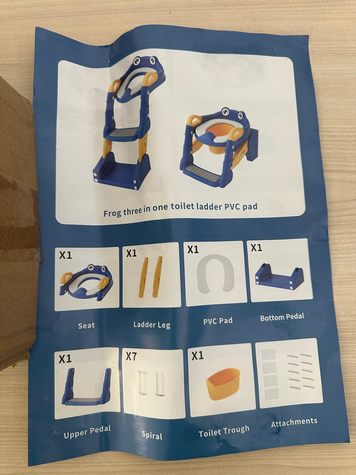 TUCKINN Kikker Toilet Trainer met Trap - Nieuw, Ophalen of Verzenden, Nieuw