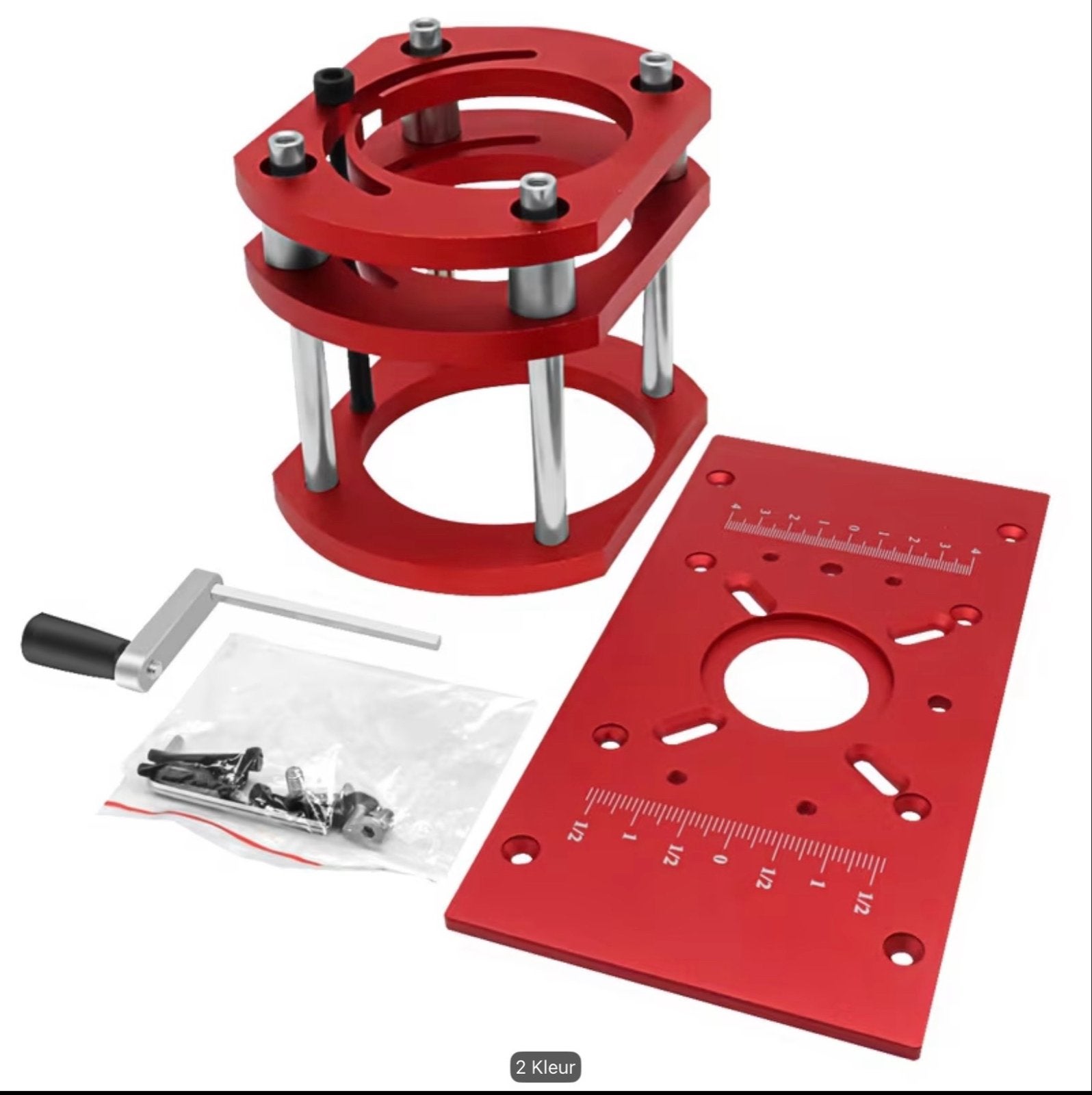 Freesplaat en freeslift set - aluminium voor 65 mm freesmach, Ophalen of Verzenden, Nieuw, Overige soorten