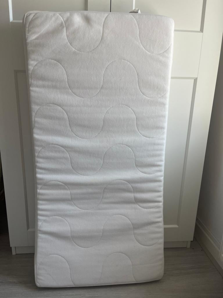 KRUMMELUR Foammatras babybed + matrasbeschermers, Ophalen, 70 cm of minder, Tweepersoons, 190 cm of minder