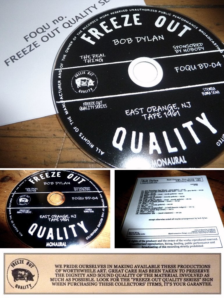 cd Bob Dylan - East Orange NJ Tape - 1961 - official -, Ophalen of Verzenden, Gebruikt