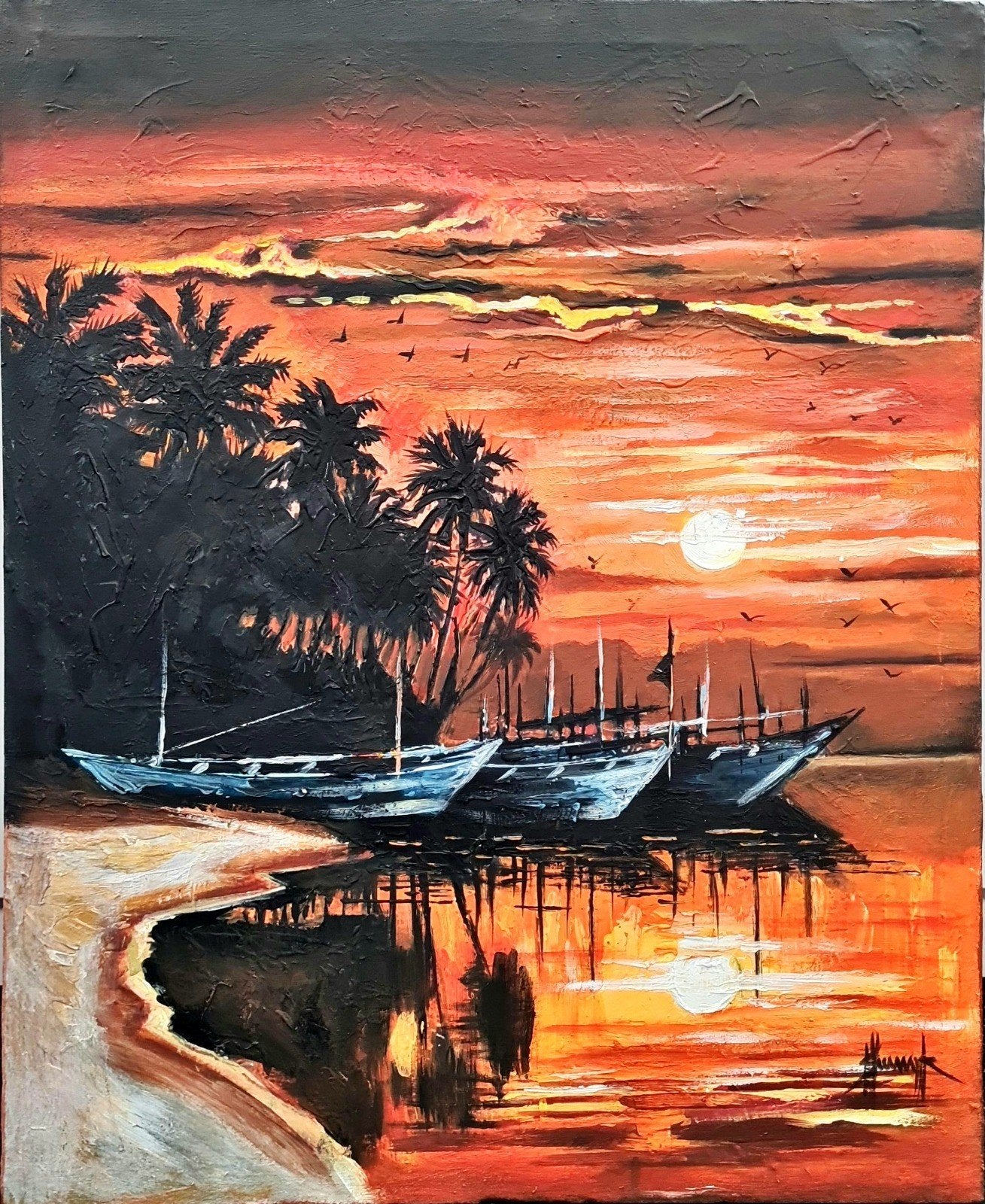 Sunset lake (Ibrahim Sesay Jr.), Ophalen
