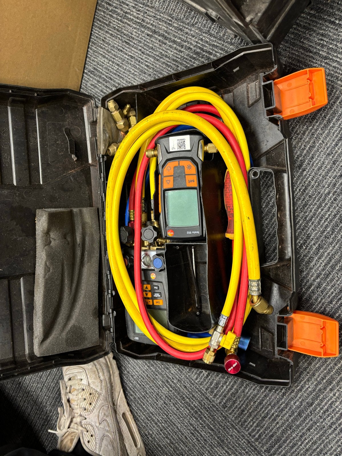 Complete HVAC Vacumeerset: Testo Digitale Meters 2traps Pomp, Ophalen, Gebruikt