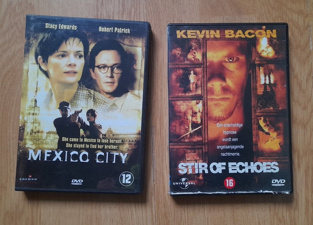 DVD Mexico City / Stir of Echoes, Cd's en Dvd's, Dvd's | Thrillers en Misdaad, Zo goed als nieuw, Actiethriller, Vanaf 12 jaar
