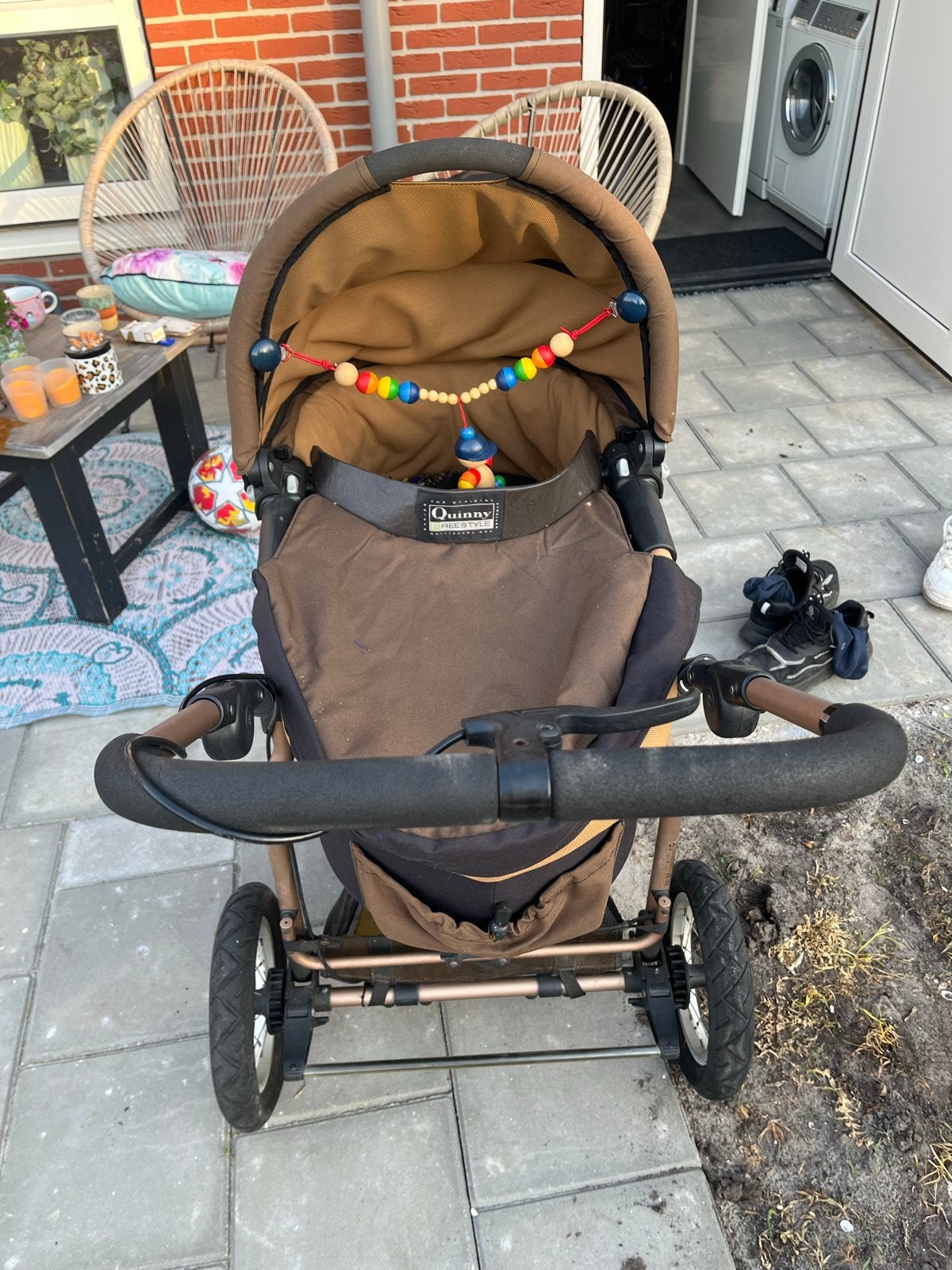 Quinny kinderwagen met autostoeltje en reiswieg, Kinderen en Baby's, Kinderwagens en Combinaties, Gebruikt, Combiwagen, Met autostoeltje