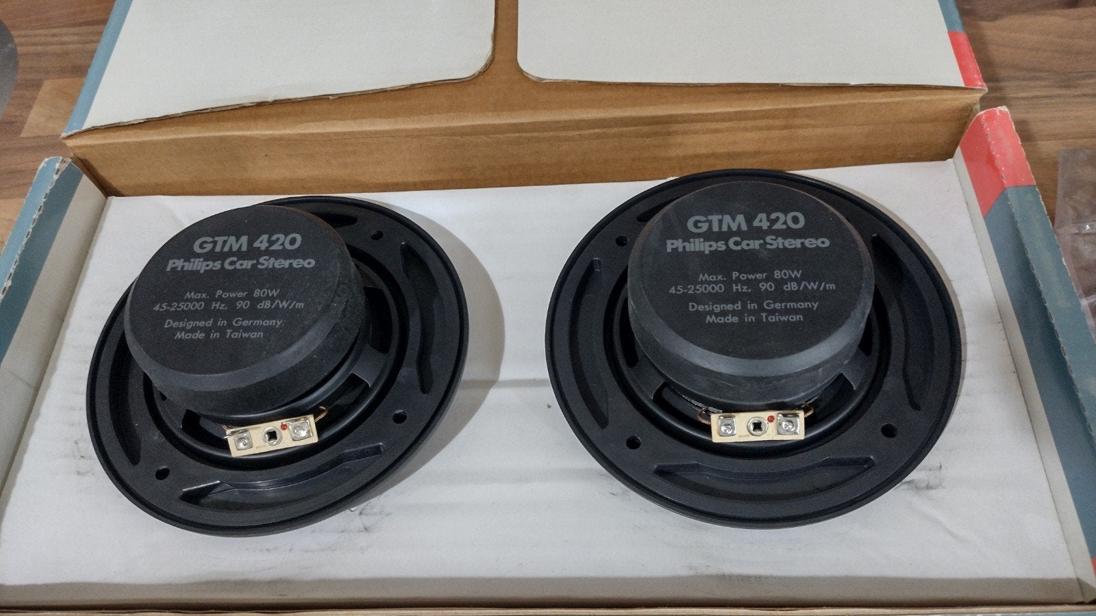 Nieuwe Philips GTP 420 Coaxiale Autospeakers 2x60W, Auto diversen, Autospeakers, Ophalen of Verzenden, Nieuw