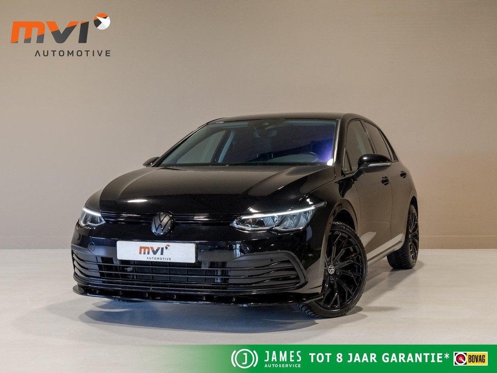 Volkswagen Golf 1.0 eTSI Life / 110pk / Maxton / Adaptieve c, Stof, Gebruikt, Met garantie (alle), Zwart