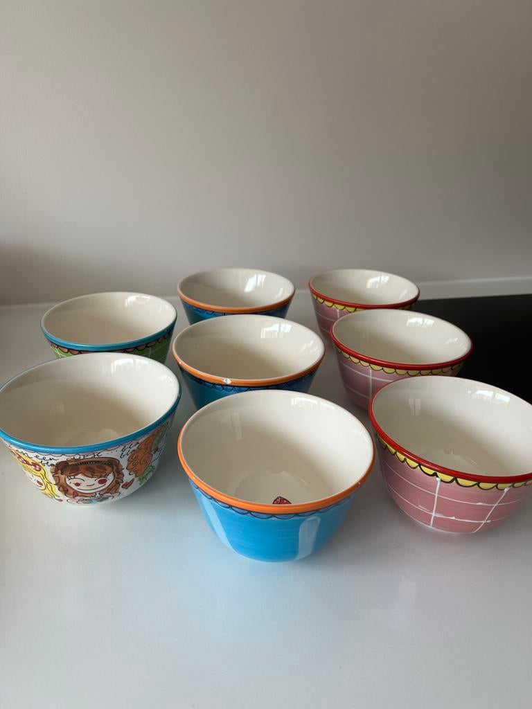 8 Blond Amsterdam bakjes, Huis en Inrichting, Keuken | Servies, Ophalen, Gebruikt, Blond Amsterdam, Kom(men)