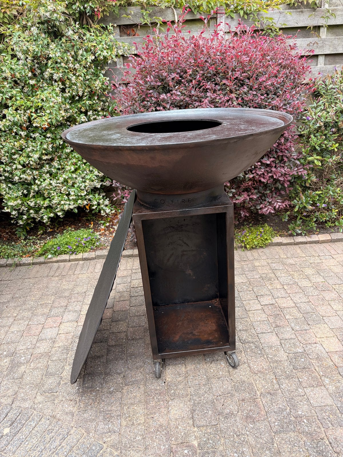 Co-Fire Plancha BBQ met 90 cm diameter en onderstel, Ophalen, Gebruikt