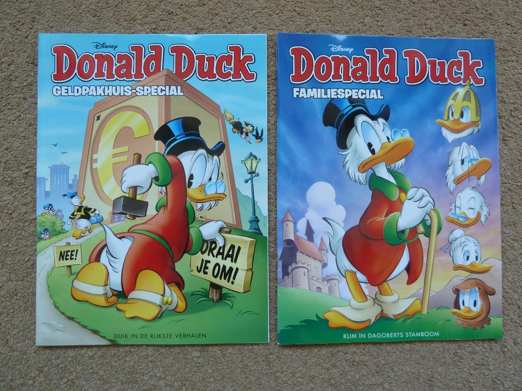 2 x Donald Duck special, Meerdere stripboeken, Ophalen of Verzenden, Zo goed als nieuw
