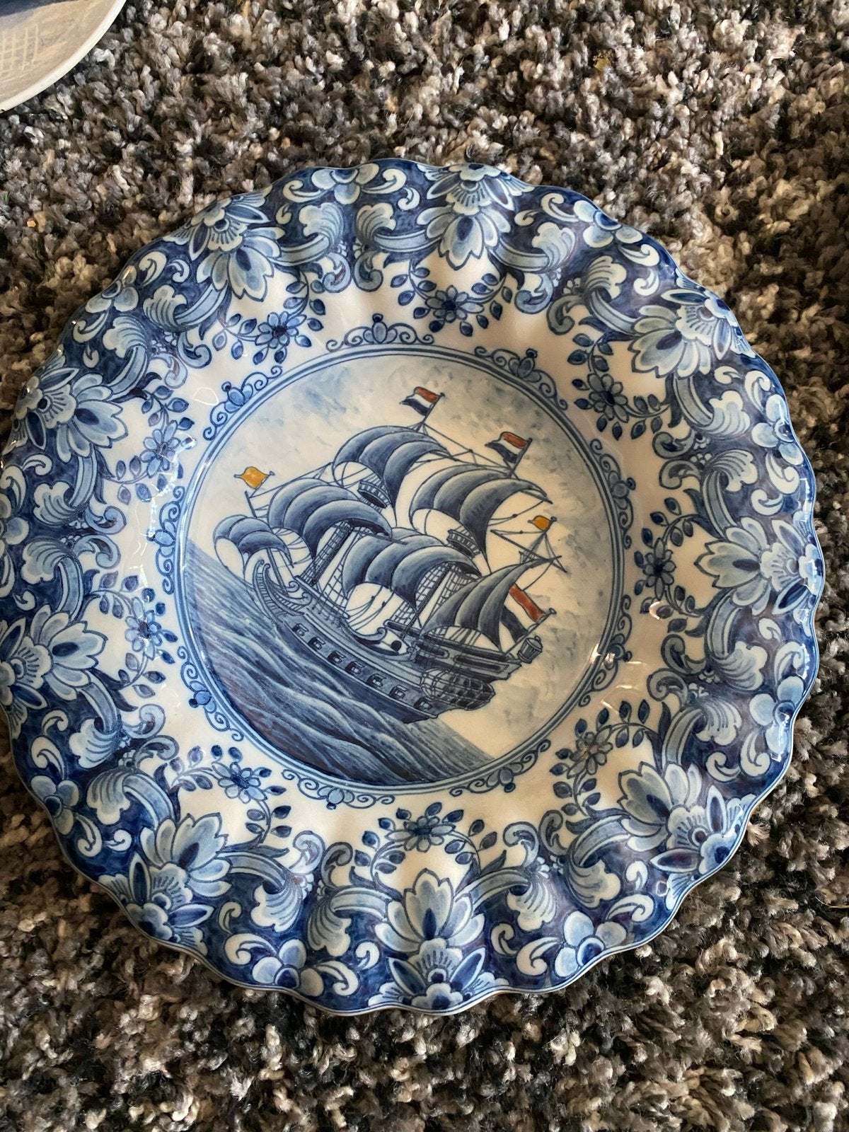 Philips Herdenkingsbord met VOC-schip, Ophalen of Verzenden