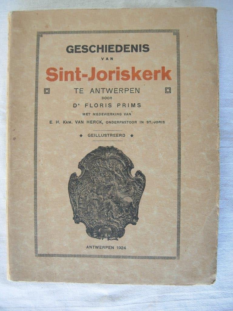 Prims Geschiedenis Sint-Joriskerk Antwerpen 1924, Europa, Ophalen of Verzenden, Floris Prims, 20e eeuw of later