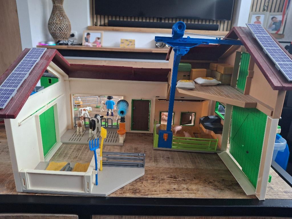 Playmobil boerderij, Ophalen, Zo goed als nieuw, Complete set