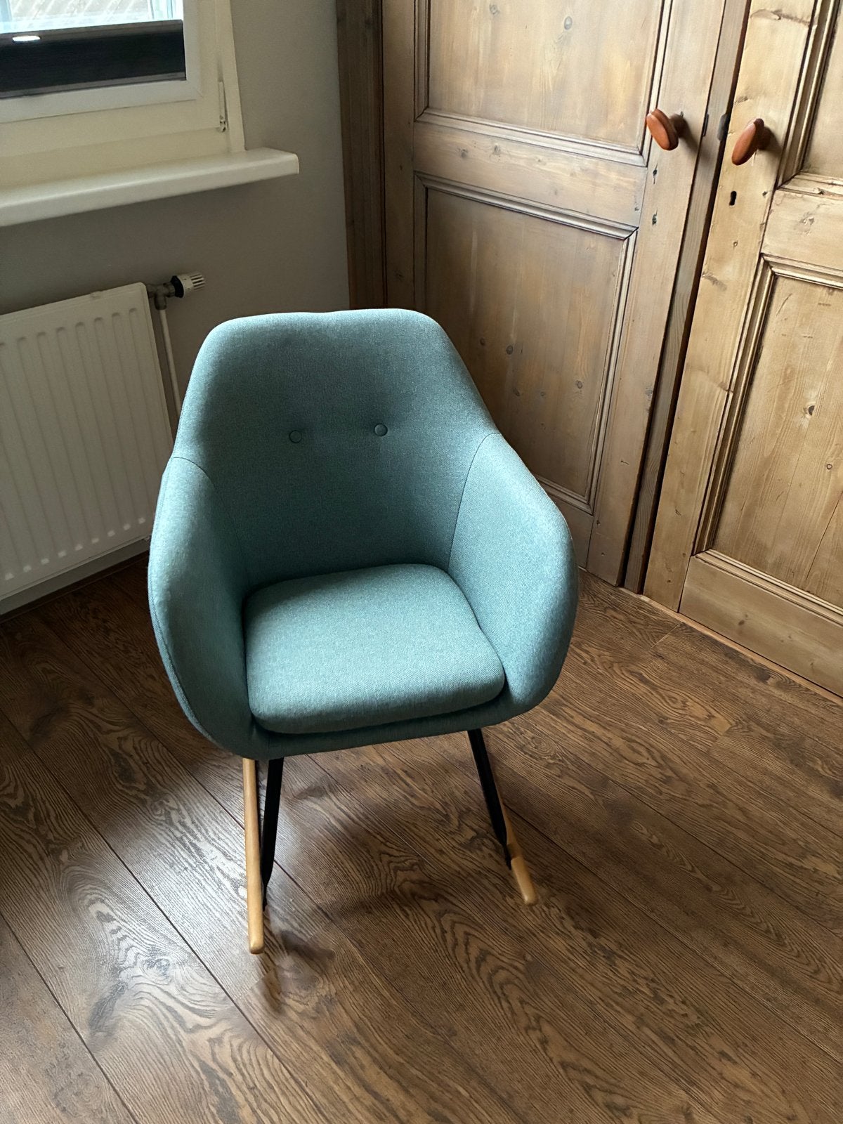 Comfortabele schommelstoel, Huis en Inrichting, Stoelen, Ophalen, Overige kleuren, Zo goed als nieuw, Eén