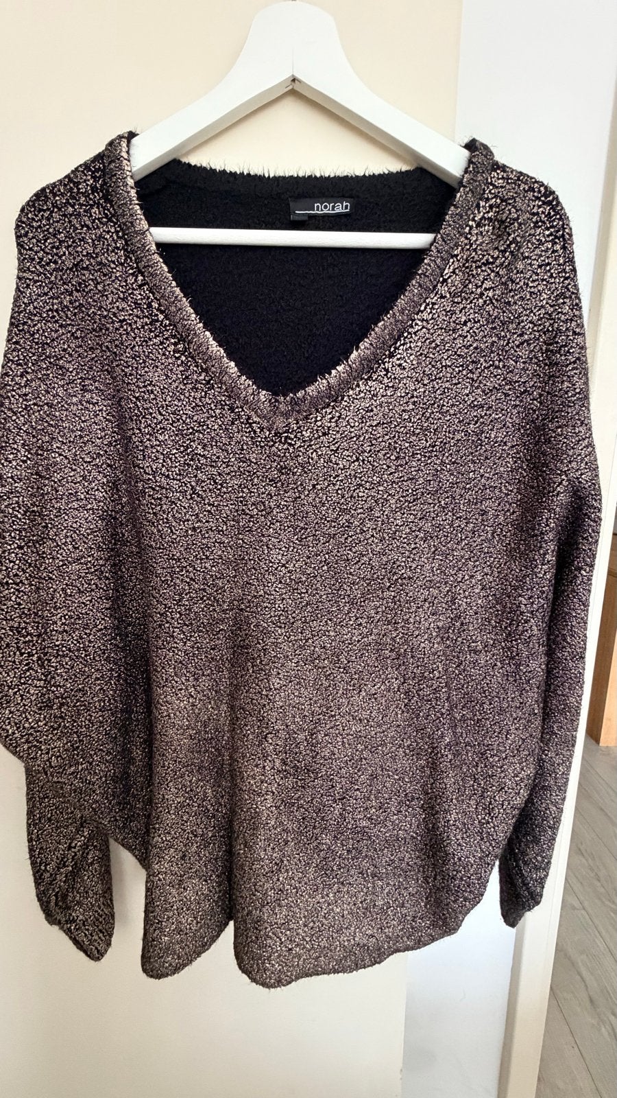 Luxe Norah trui, maat 42/44, zo goed als nieuw, Ophalen of Verzenden, Zo goed als nieuw, Maat 42/44 (L), Zwart