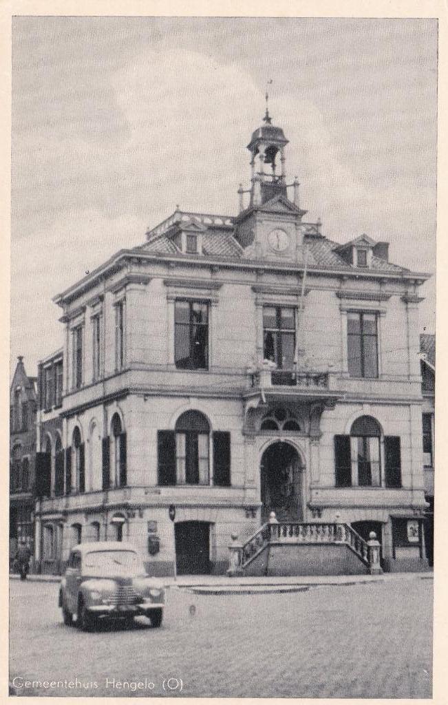 GA1699 Gemeentehuis Hengelo Overijssel Boekelo 1950, Verzenden, 1940 tot 1960, Ongelopen, Overijssel
