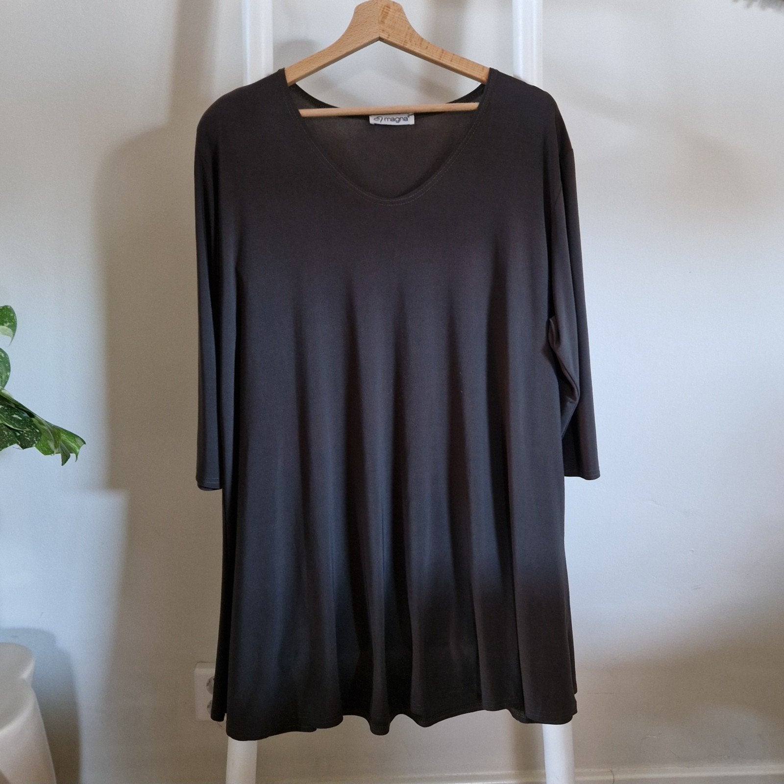 Magna tuniek/jurk/shirt maat 48/50 bruin, Kleding | Dames, Magna, Ophalen of Verzenden, Bruin, Blouse of Tuniek