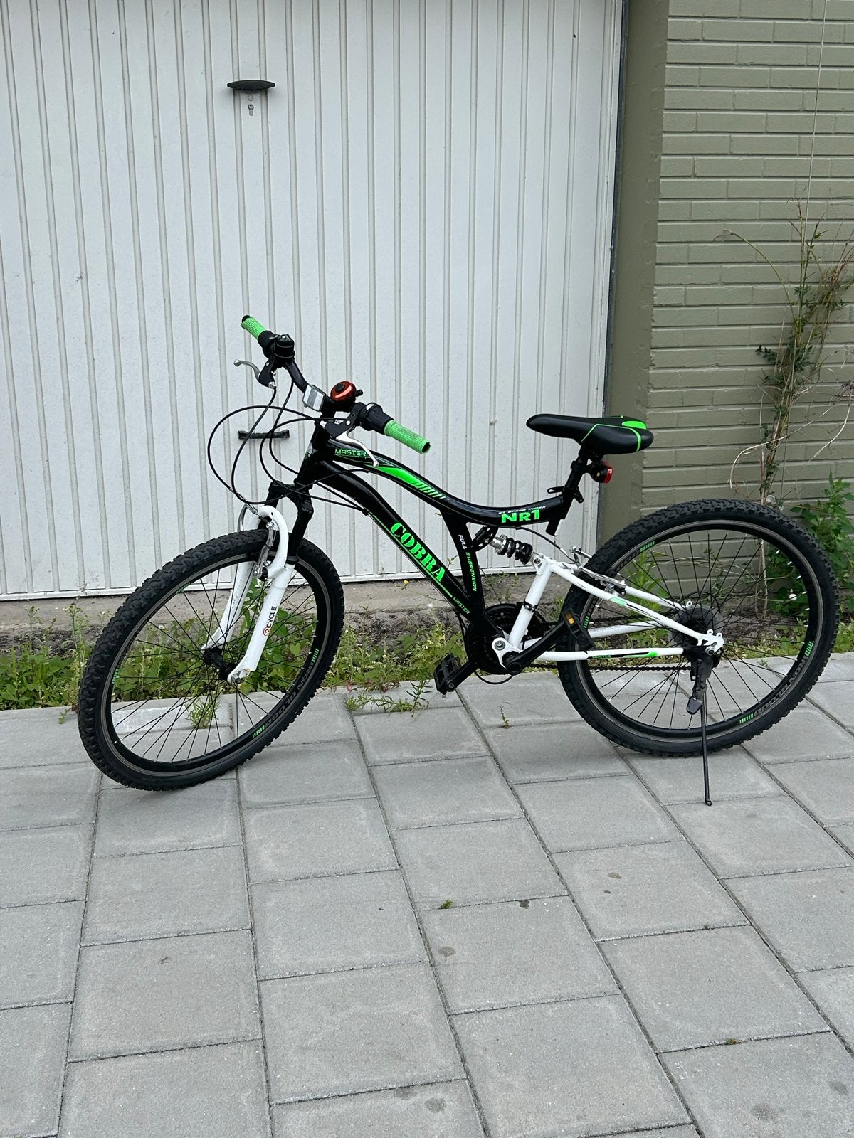 2Cycle Shimano Cobra MTB - 26 inch - 21-speed - Zwart/Groen, Gebruikt, Ophalen, Overige merken, Minder dan 45 cm