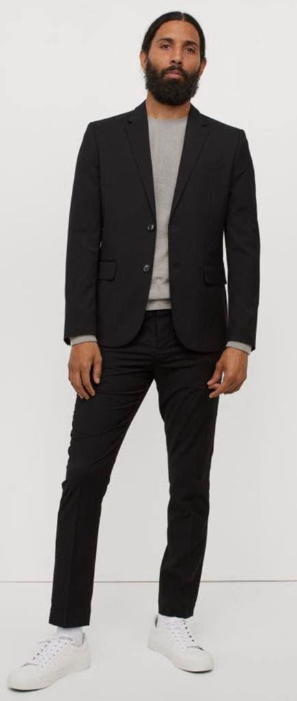 H&M Colbert Slim Fit maat 56, zwart, nieuw, Zwart, Ophalen of Verzenden, H&M, Maat 56/58 (XL)