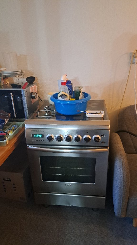 gasfornuis met electrische oven GRATIS AFHALEN, Ophalen, Gebruikt, Hete lucht, 60 cm of meer