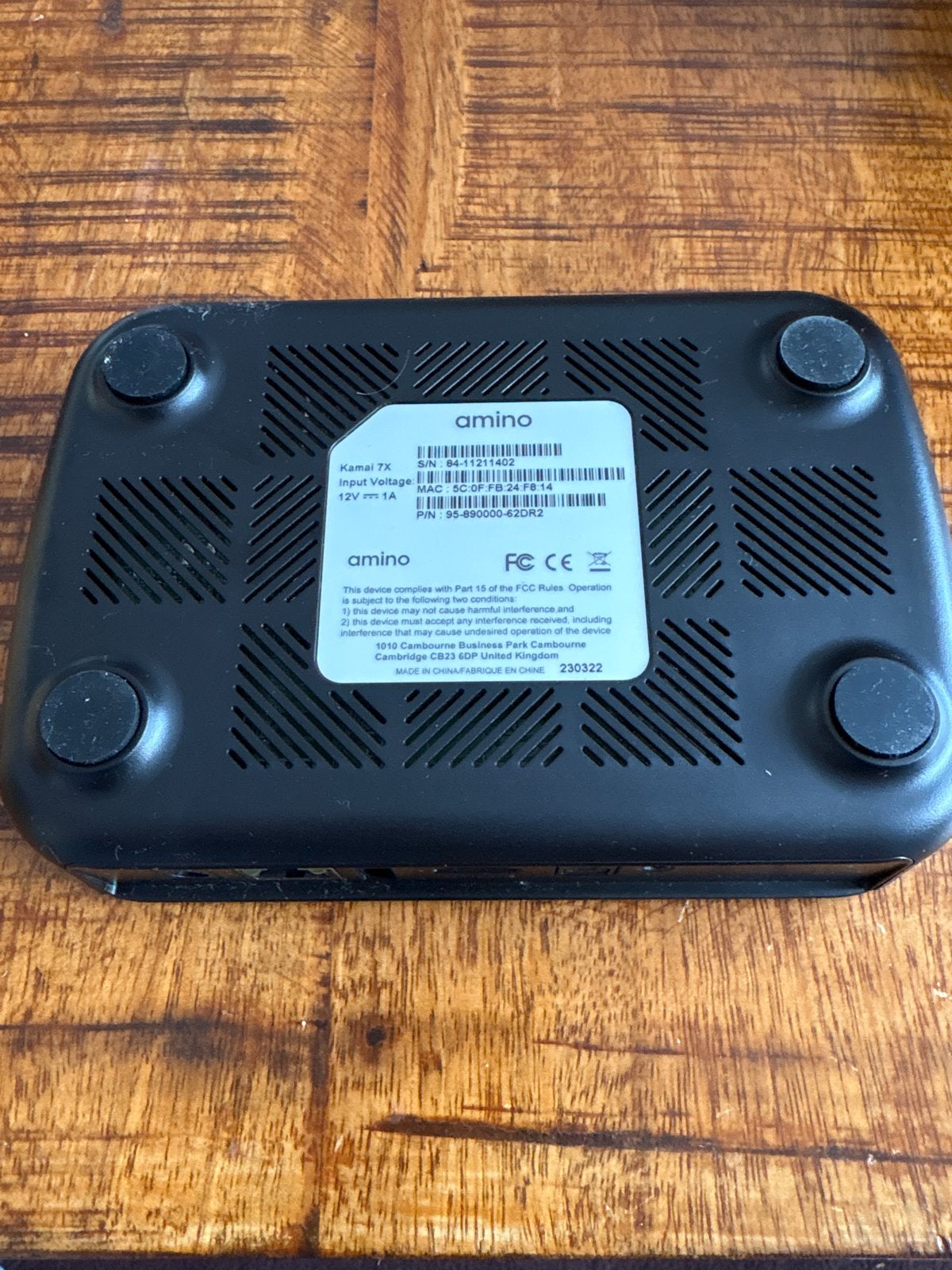 Amino Kamal 7X Decoder met afstandsbediening en adapter, Ophalen of Verzenden, Zo goed als nieuw, Decoder