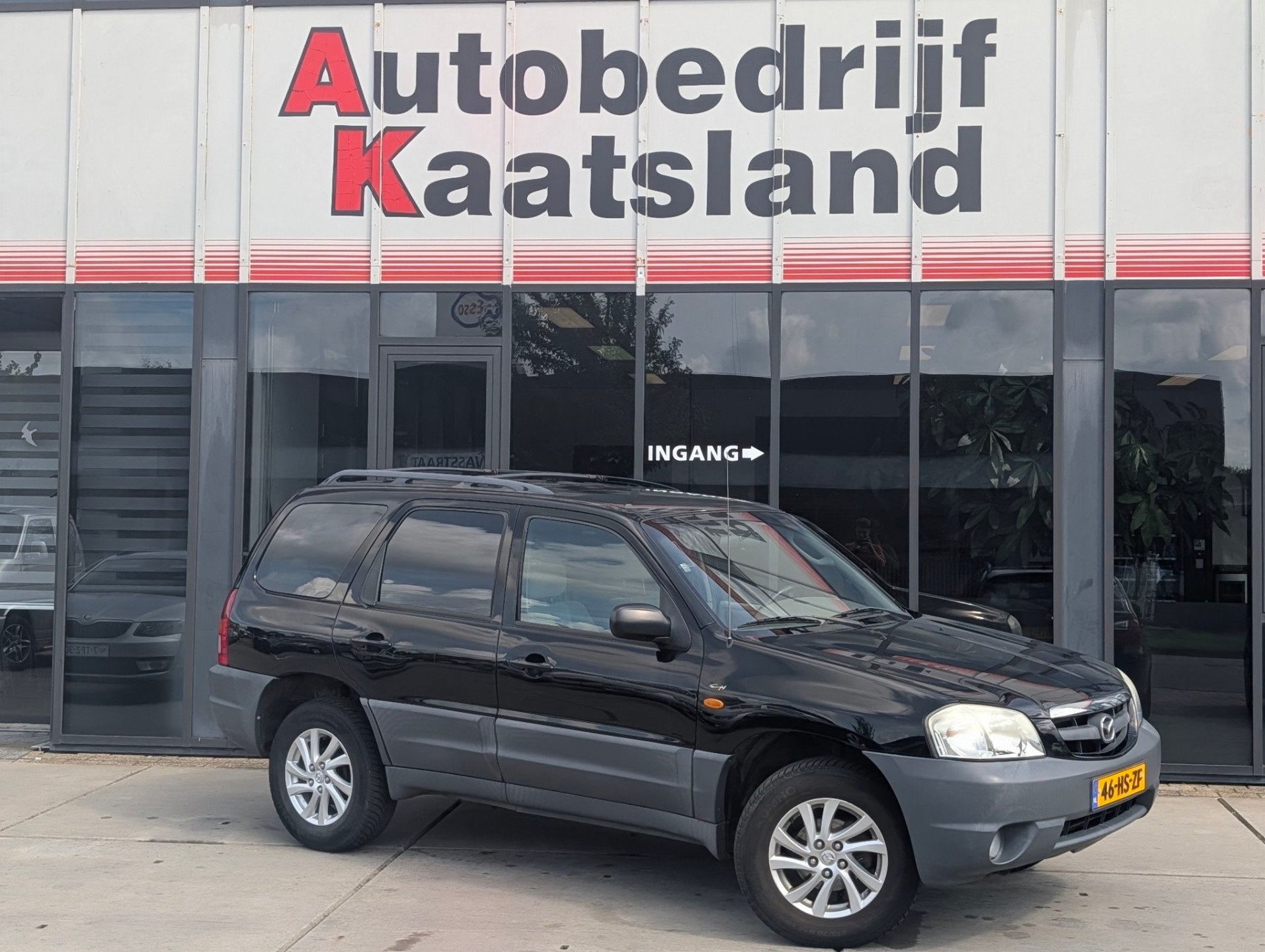 Mazda Tribute 2.0 Exclusive 4WD - Airco- Trekhaak, Auto's, 745 kg, Stof, Beige, 4 cilinders