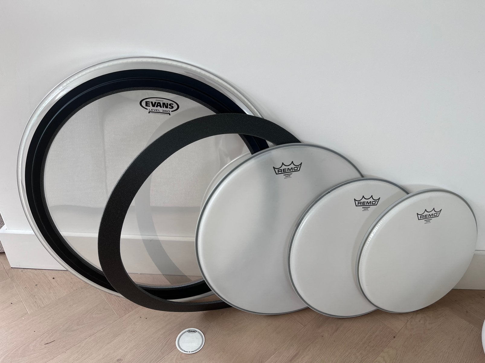 Nieuw bass drum vel Emad 22”, Ophalen of Verzenden, Zo goed als nieuw, Drums of Percussie