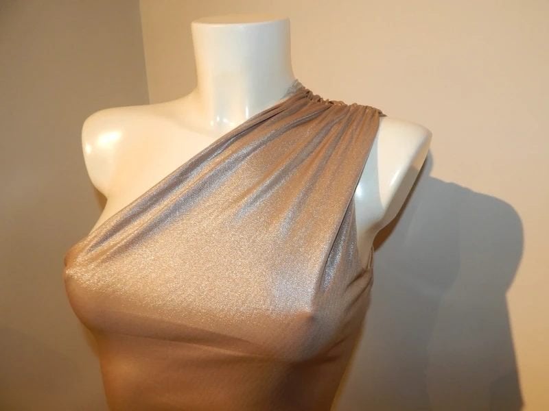 Unique the Label stretch body mooie tint schuin Nieuw S, Verzenden, Beige, Nieuw, Unique