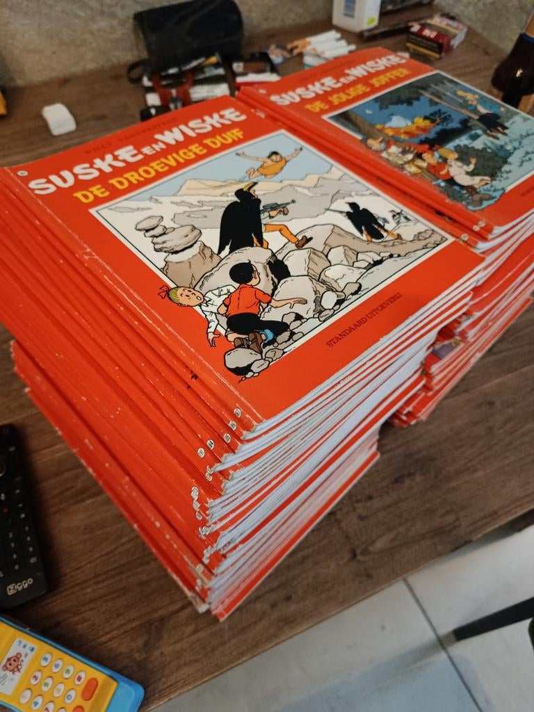 Grote collectie Suske en Wiske stripboeken, Meerdere stripboeken, Ophalen, Gelezen, Willy Vandersteen