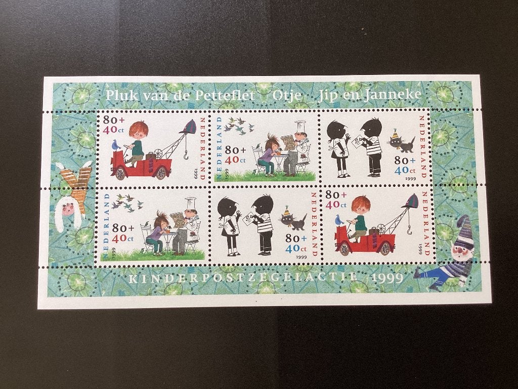 1999, kinderzegels 1855, Postzegels en Munten, Postzegels | Nederland, Verzenden, Na 1940, Postfris