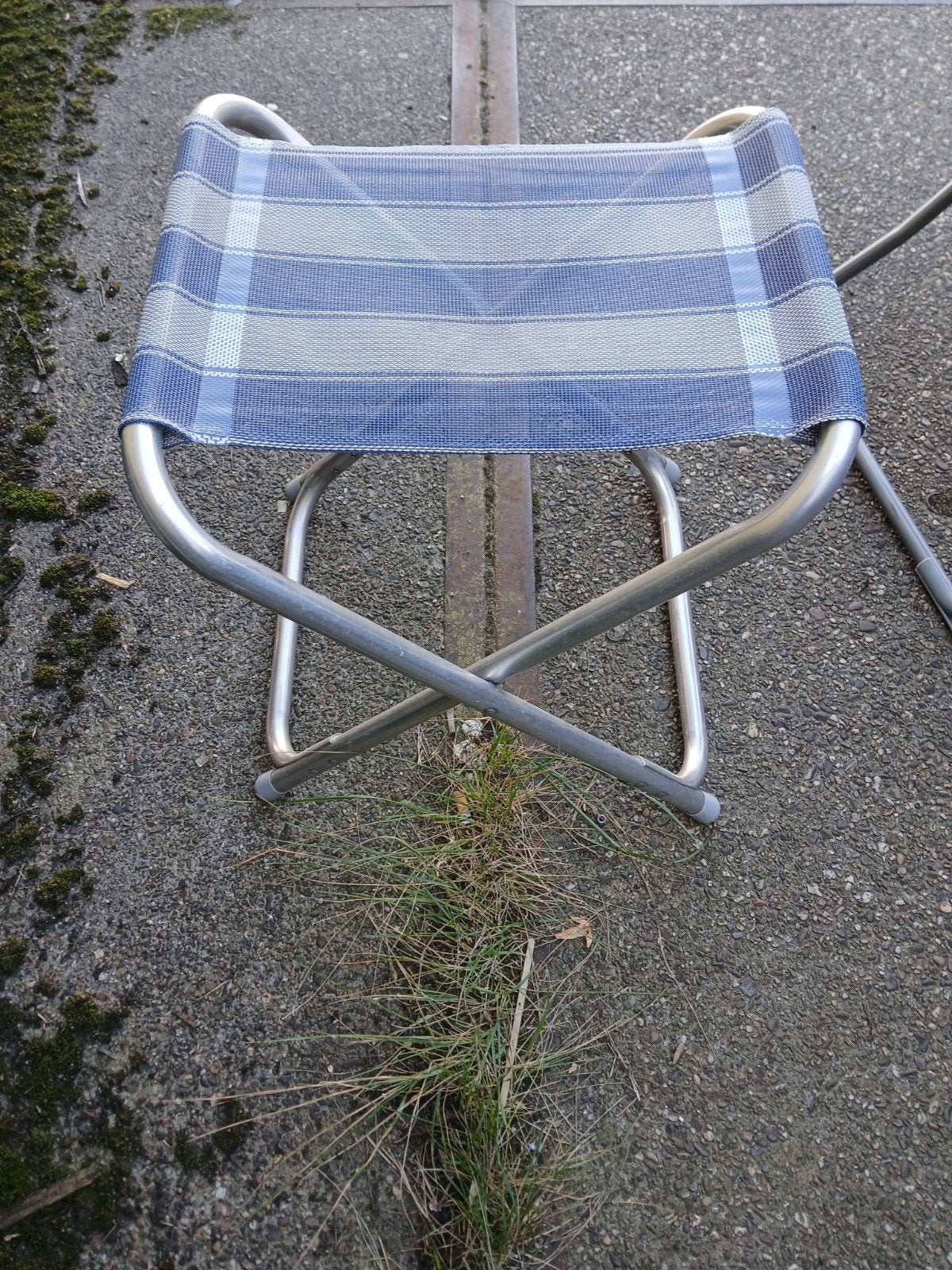Visstoeltje aluminium, Ophalen of Verzenden, Campingtafel