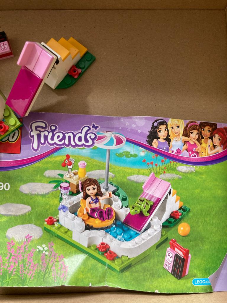 LEGO Friends 41090 Olivia's Zwembad - Compleet, Gebruikt, Lego, Friends, Ophalen of Verzenden