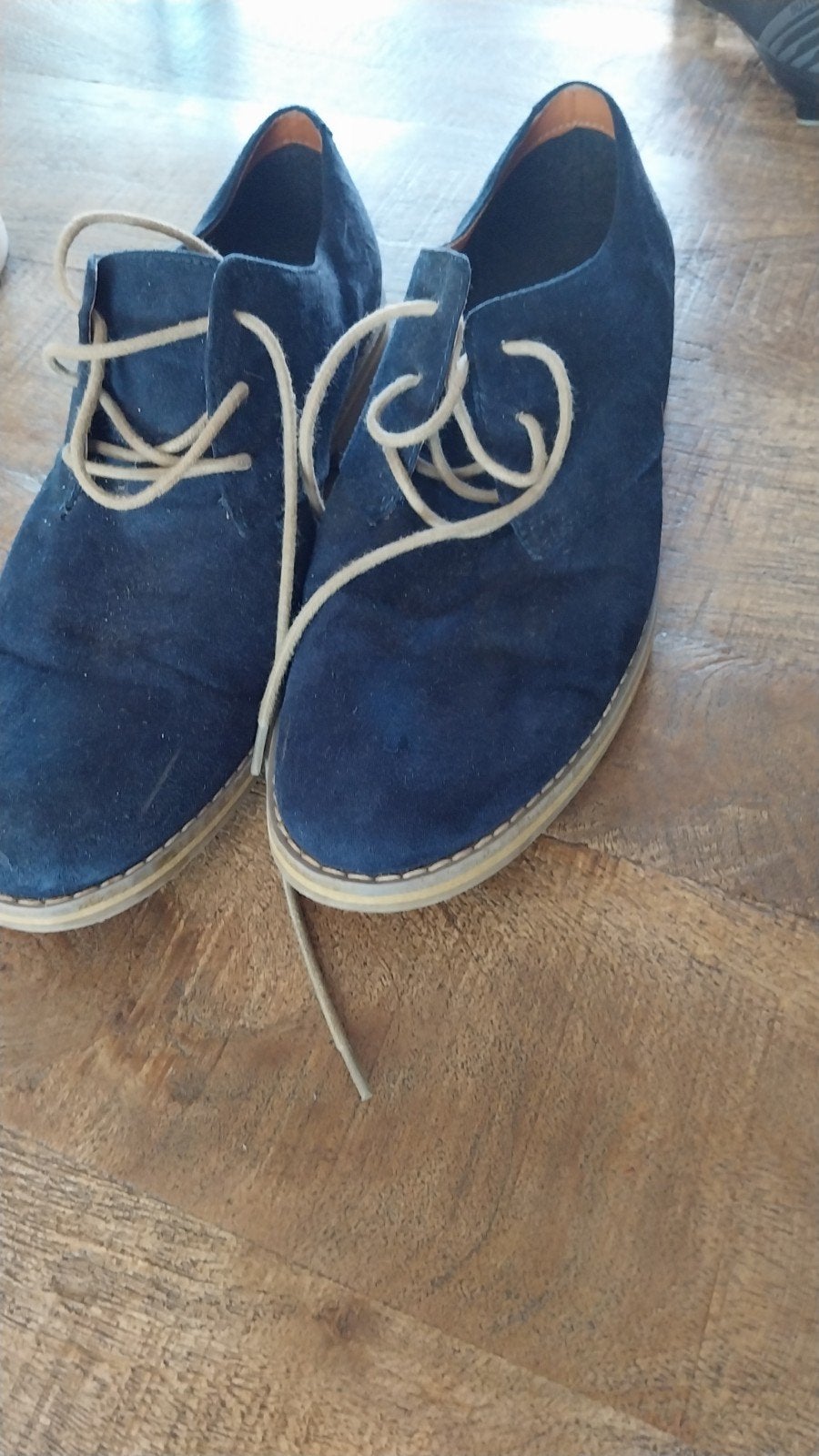 Trouwschoenen maat 44 blauw, Ophalen, Zo goed als nieuw, Blauw