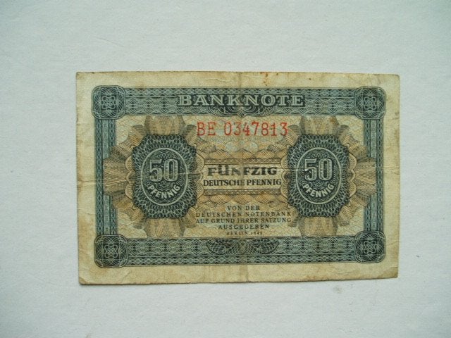 1256. Oost Duitsland, 50 pfennig 1948., Verzenden, Duitsland, Los biljet