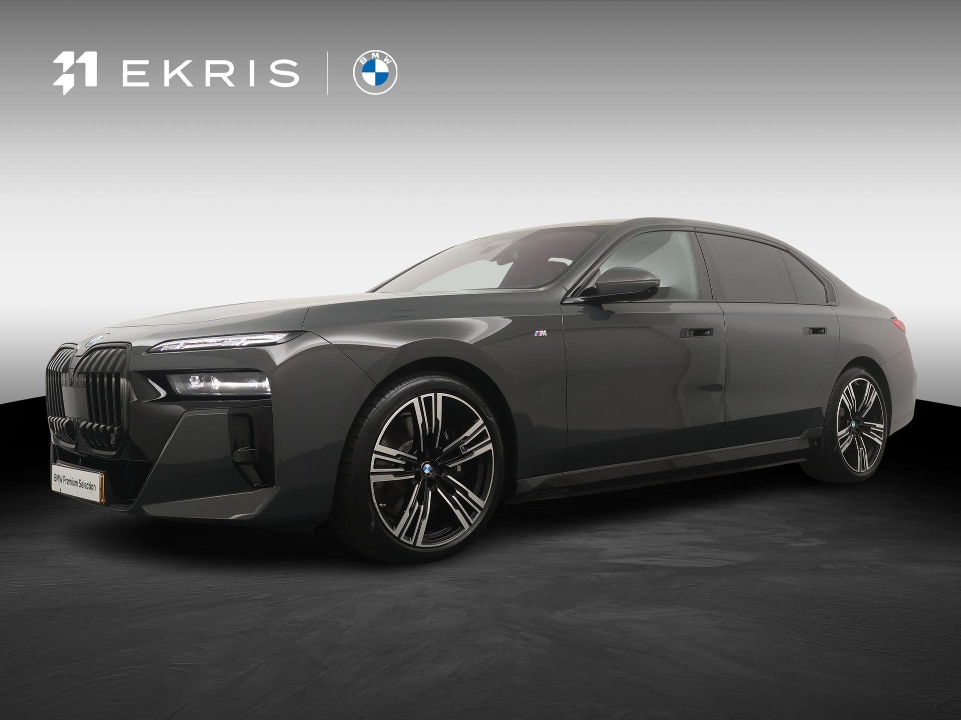 BMW i7 xDrive60 106 kWh | Bowers & Wilkins | Trekhaak | Mass, Auto's, Gebruikt, Zwart, 624 km, 137 €/maand