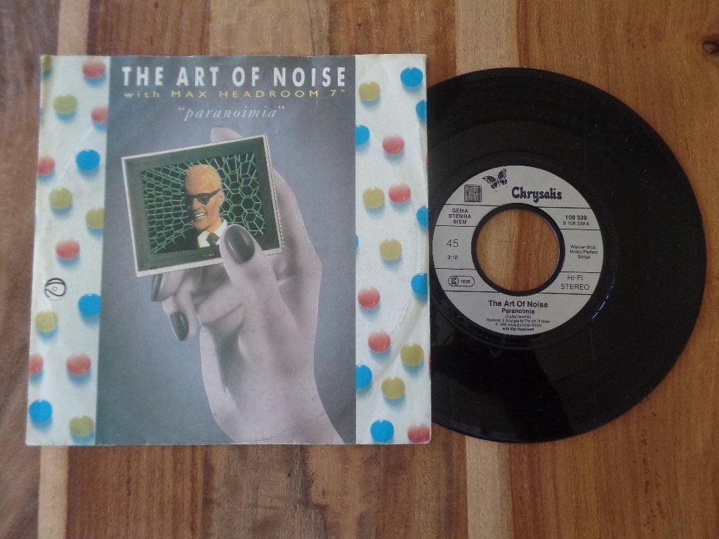 single  The Art Of Noise With Max Headroom – Paranoimia, Ophalen of Verzenden, Gebruikt, 7 inch, Pop