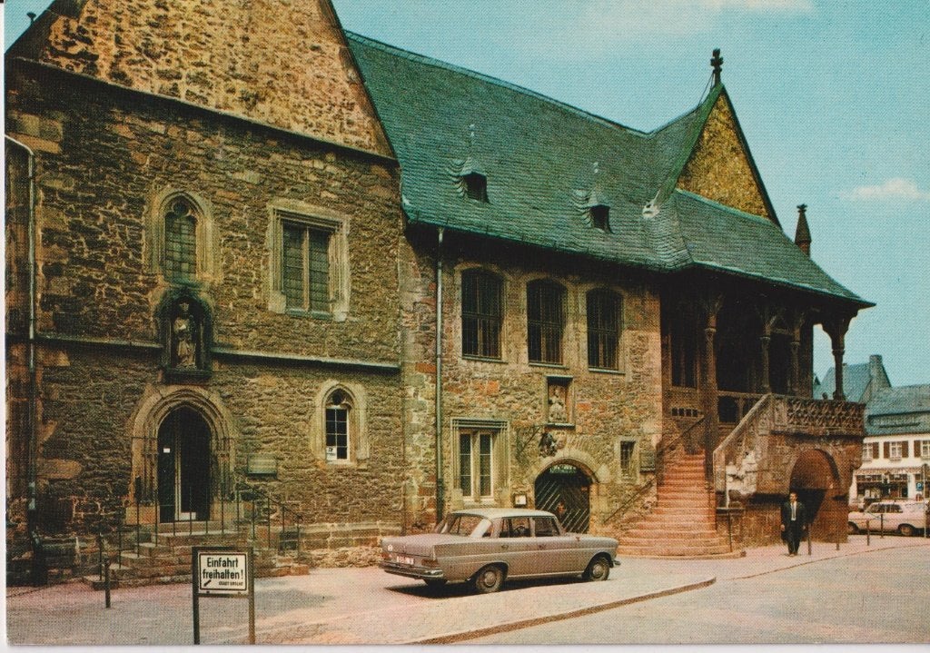 Duitsland, Goslar met auto Mercedes Hecksflosse W110/W111, Ophalen of Verzenden, 1960 tot 1980, Ongelopen, Duitsland