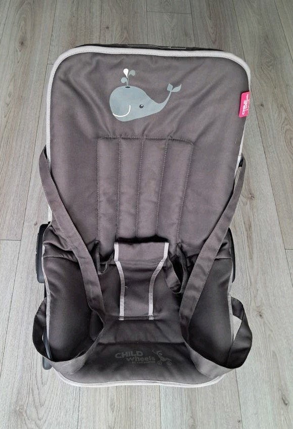 Childwheels kinderstoel/wipstoelinzet met walvisopdruk, Ophalen of Verzenden, Gebruikt