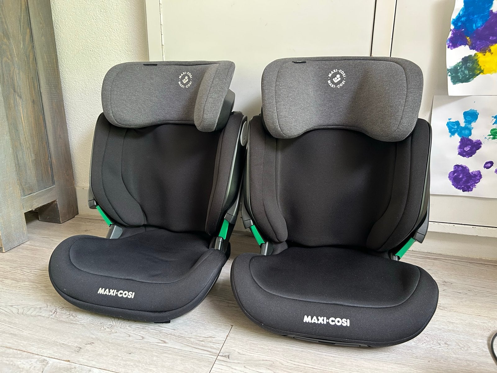 2x Maxi-Cosi Kore i-Size Autostoel - Authentic Black, Isofix, Autogordel of Isofix, 15 t/m 36 kg, Verstelbare rugleuning, Ophalen of Verzenden