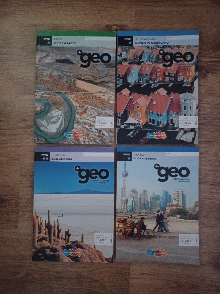 Schoolboeken vwo, Boeken, Schoolboeken, Ophalen of Verzenden, Zo goed als nieuw, VWO, Aardrijkskunde
