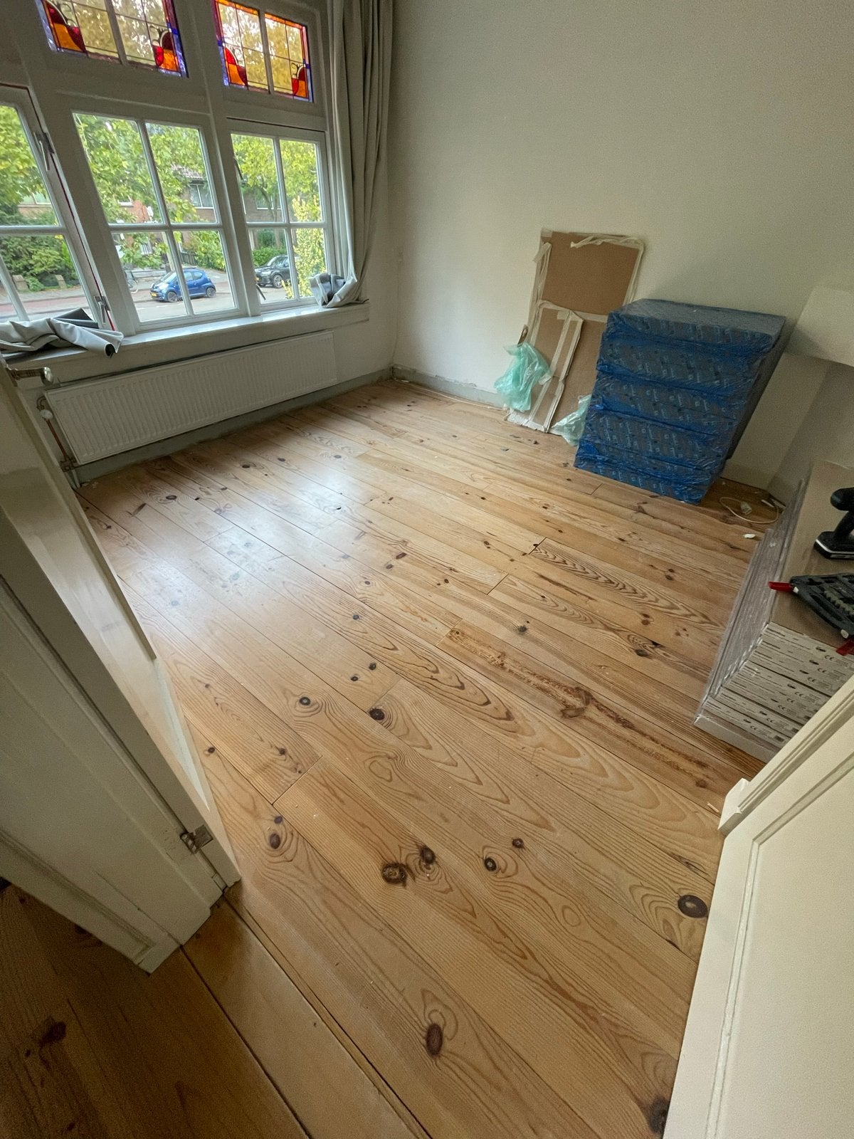 Mooie houten vloerdelen - gratis complete houten vloer, Ophalen, Gebruikt, Vloerdelen of -planken, 10 m² of meer