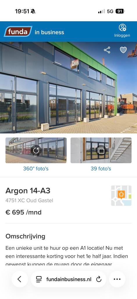 Bedrijfsruimte, werkplaats, kantoor, opslag ruimte te huur!, Huur, Bedrijfsruimte