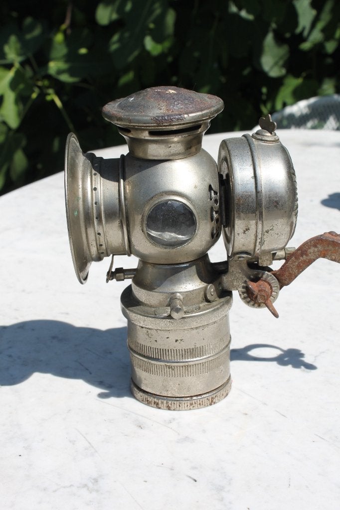 antieke carbid lamp, Ophalen of Verzenden