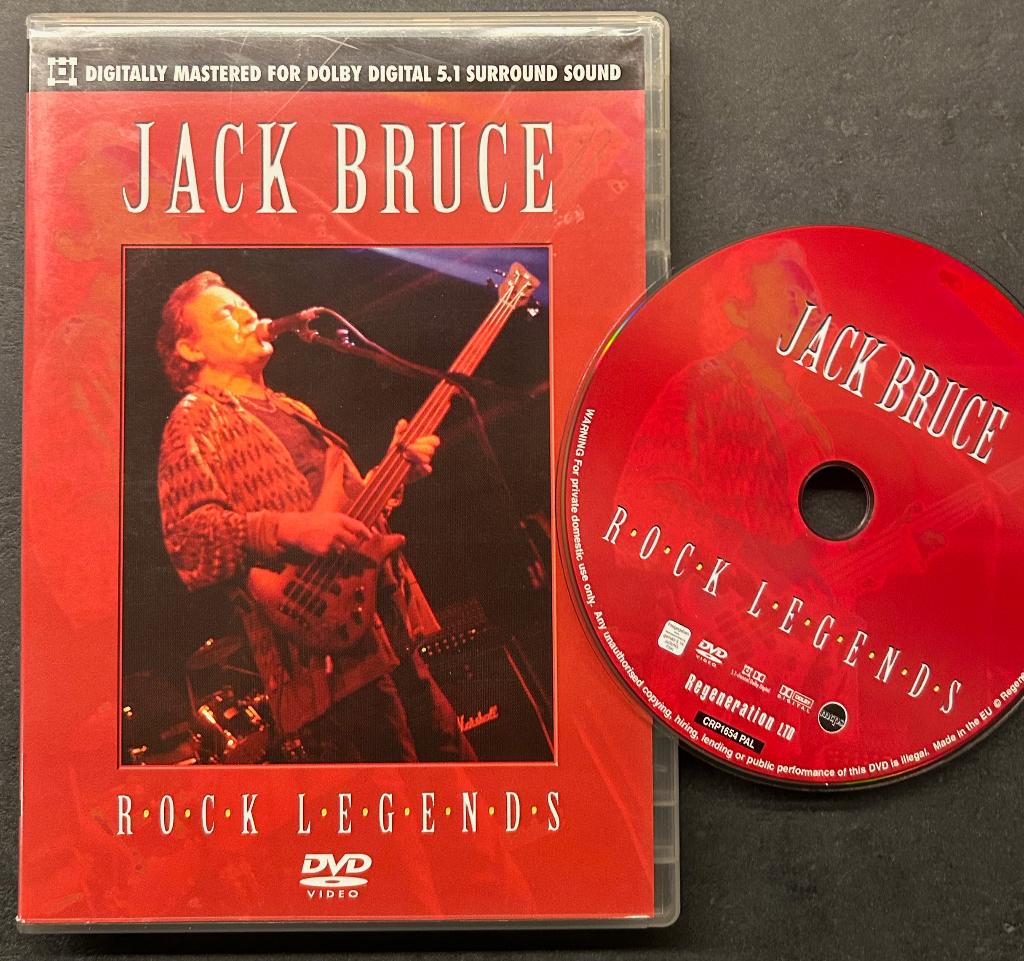 JACK BRUCE - Live at the Canterbury Fayre 2002 ( DVD ), Vanaf 16 jaar, Ophalen of Verzenden, Zo goed als nieuw