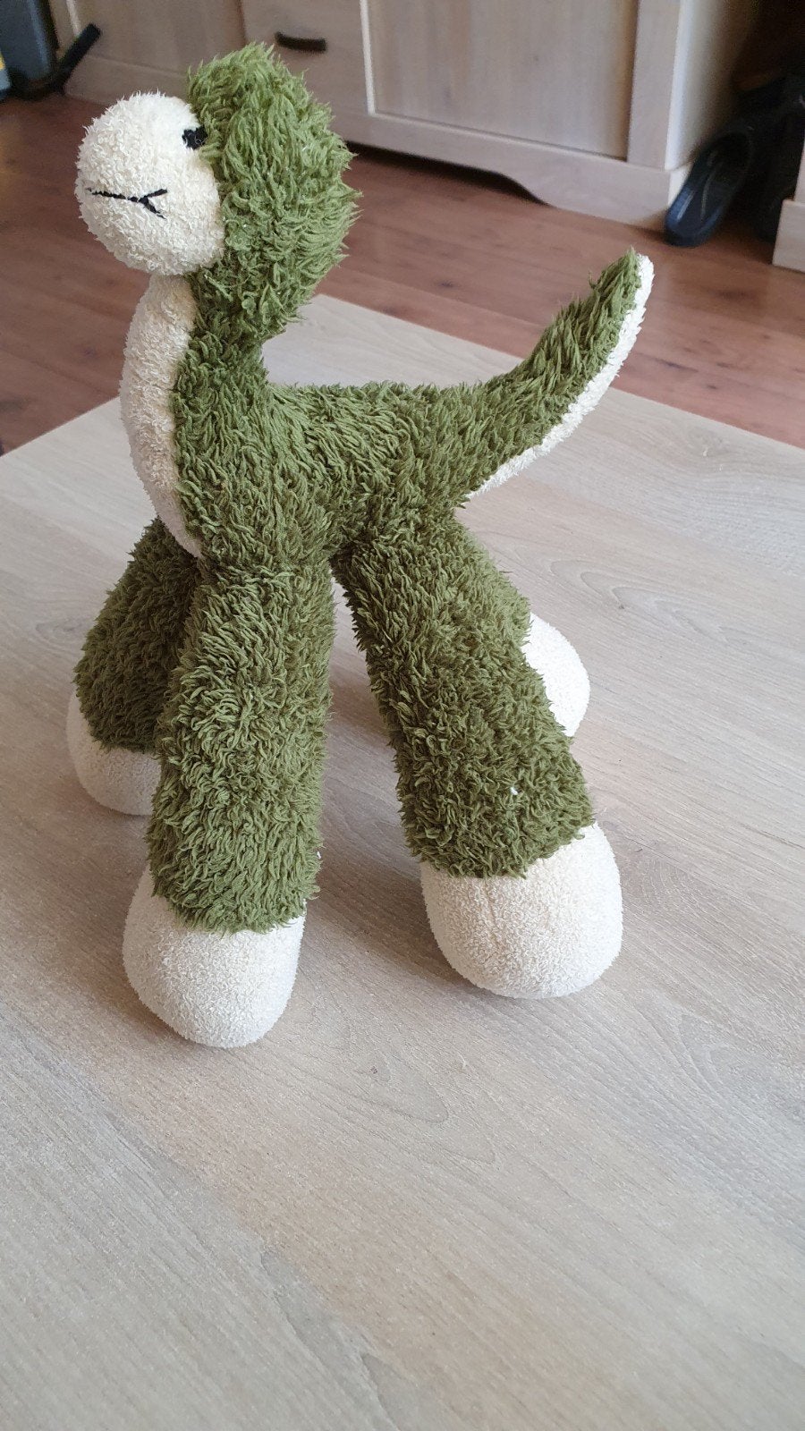 Dinosaurus knuffel, dino knuffel., Ophalen of Verzenden, Zo goed als nieuw, Dinosaurus