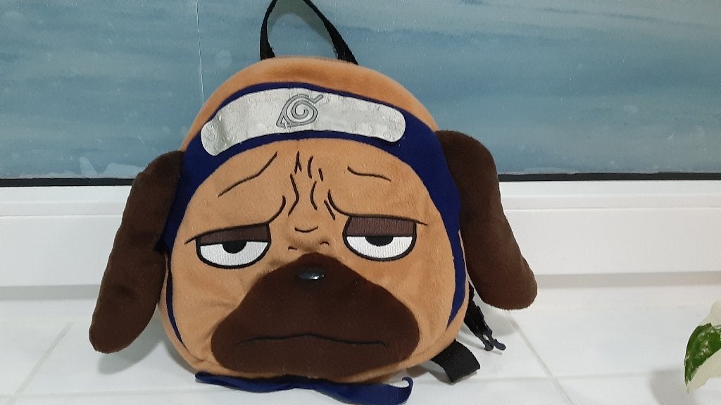 Oude Pakkun Rugtas van Naruto, Overige merken, Gebruikt, Minder dan 30 cm, 25 tot 40 cm